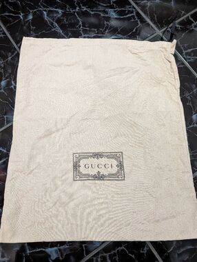 Gucci big dust bag